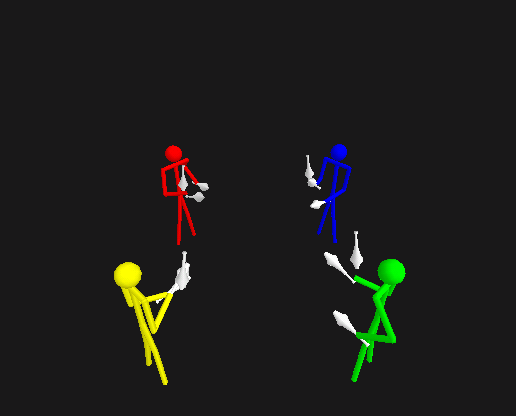 Alternating feed animation